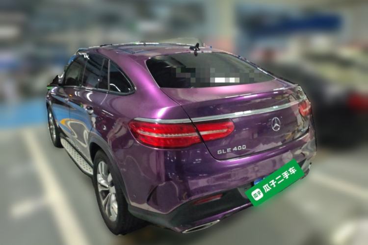 Used Mercedes-Benz GLE Coupe 2017 GLE 400 4MATIC Coupe SUV Rear Left 45 Deg