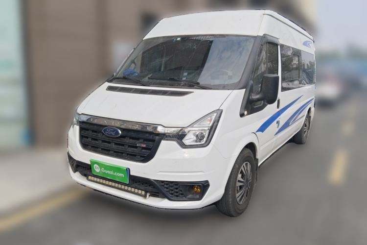 Used Ford Transit Custom 2021 2.2T Automatic Logistics Vehicle Pro Long Wheelbase 7 Seats Mid-Roof China VI Standard