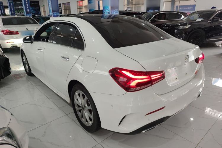 Used Mercedes-Benz A-Class 2022 Restyled A 200 L Sport Sedan Dynamic Version Rear Left 45 Deg