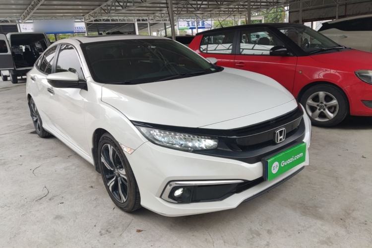 Used Honda Civic 2019 220TURBO CVT Power Edition China VI Emission Standard Front Right 45 Deg