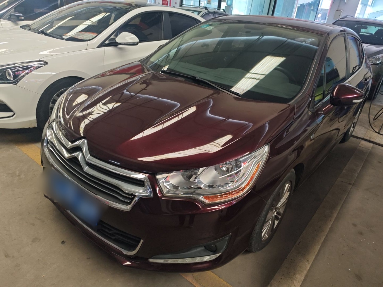 تحت مقدمة السيارة