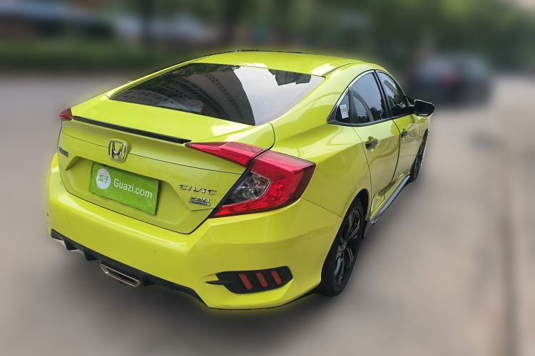 Used Honda Civic 2019 220TURBO CVT Dynamic Edition China VI Emission Standard Rear Right 45 Deg
