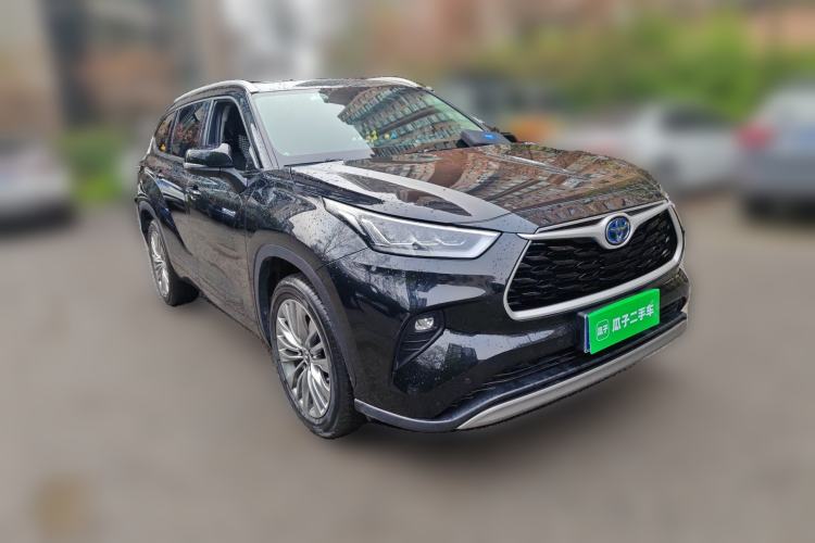 Used Toyota Highlander 2022 Dual-Engine 2.5L Four-Wheel Drive Prestige Version 7 Seats Front Right 45 Deg