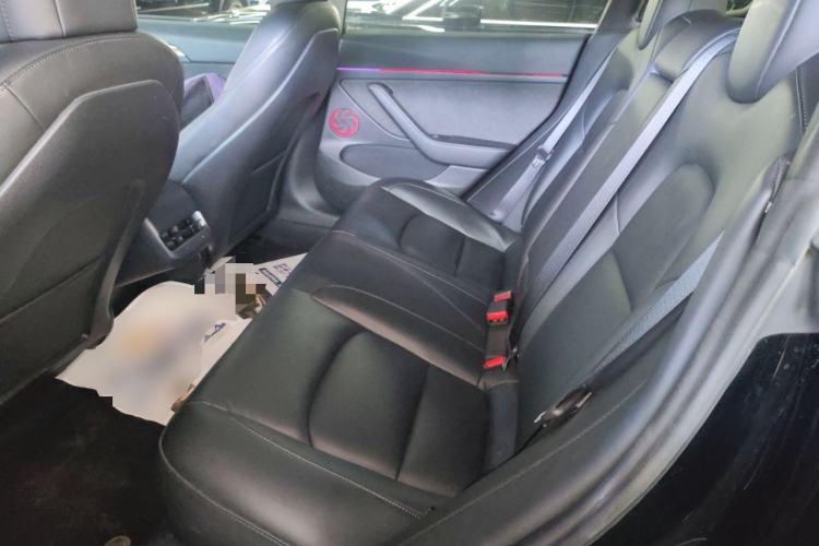 Used Tesla Model 3 2021 Performance High-Performance All-Wheel-Drive Version Left Rear Seat