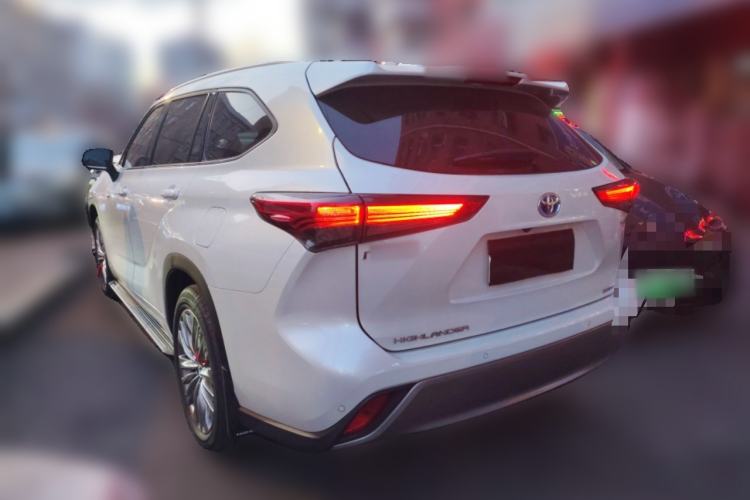 Used Toyota Highlander 2022 Dual-Engine 2.5L Four-Wheel Drive Prestige Version 7 Seats Rear Left 45 Deg