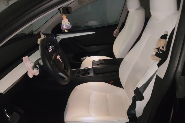 Used Tesla Model Y 2021 Standard Range Rear-Wheel Drive Version Left Front Seat