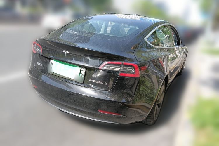 Used Tesla Model 3 2019 Standard Range Rear-Drive Upgraded Version Rear Right 45 Deg