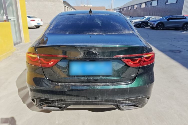 Used Jaguar XFL 2021 XFL 2.0T P250 All-Wheel-Drive Shimmering Black Sport Edition Rear