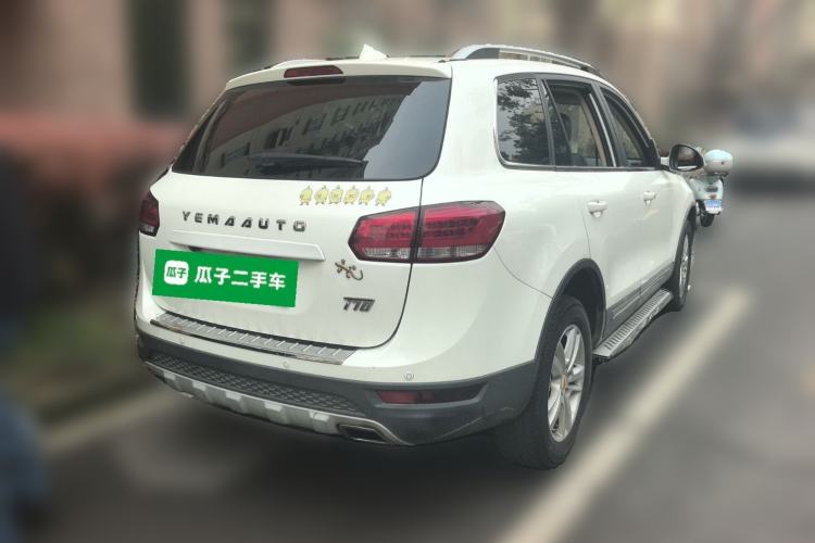 Used Yema T70 2016 Upgraded Model 1.8L Manual Elite Version Rear Right 45 Deg