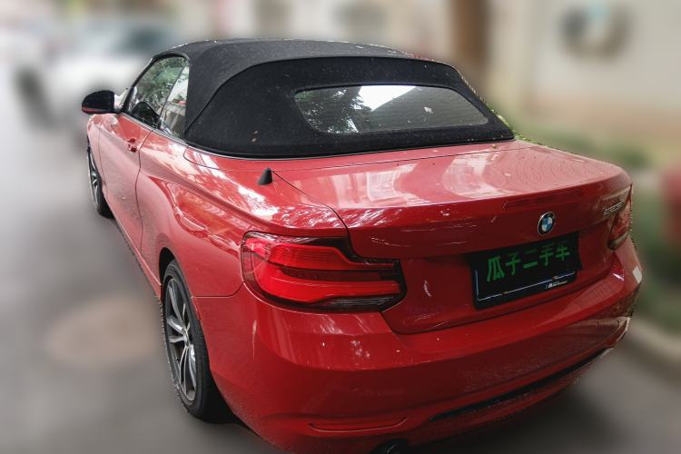 Used BMW 2 Series 2018 220i Convertible Coupe Sports Design Package Rear Left 45 Deg