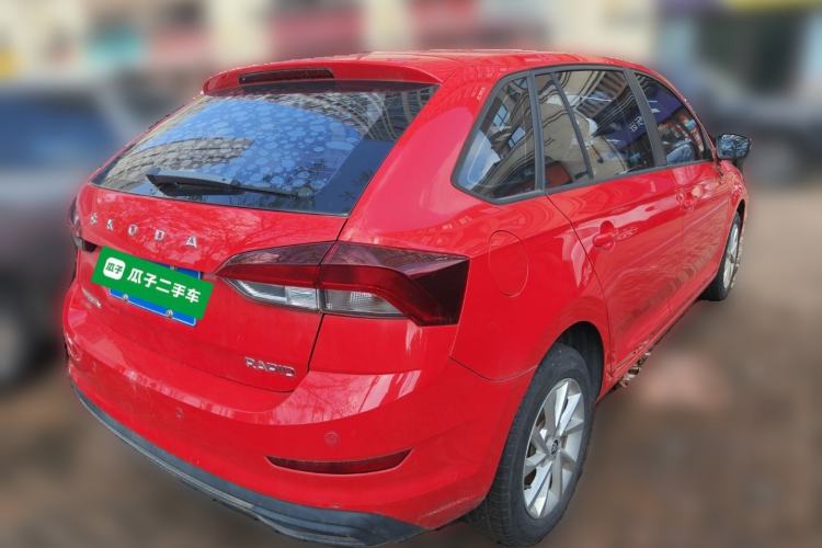 Used Skoda Rapid Spaceback 2020 1.5L Automatic Standard Edition Rear Right 45 Deg