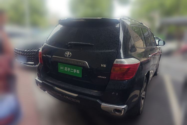 Used Toyota Highlander 2009 3.5L 4x4 7-Seater Luxury Edition Rear Right 45 Deg