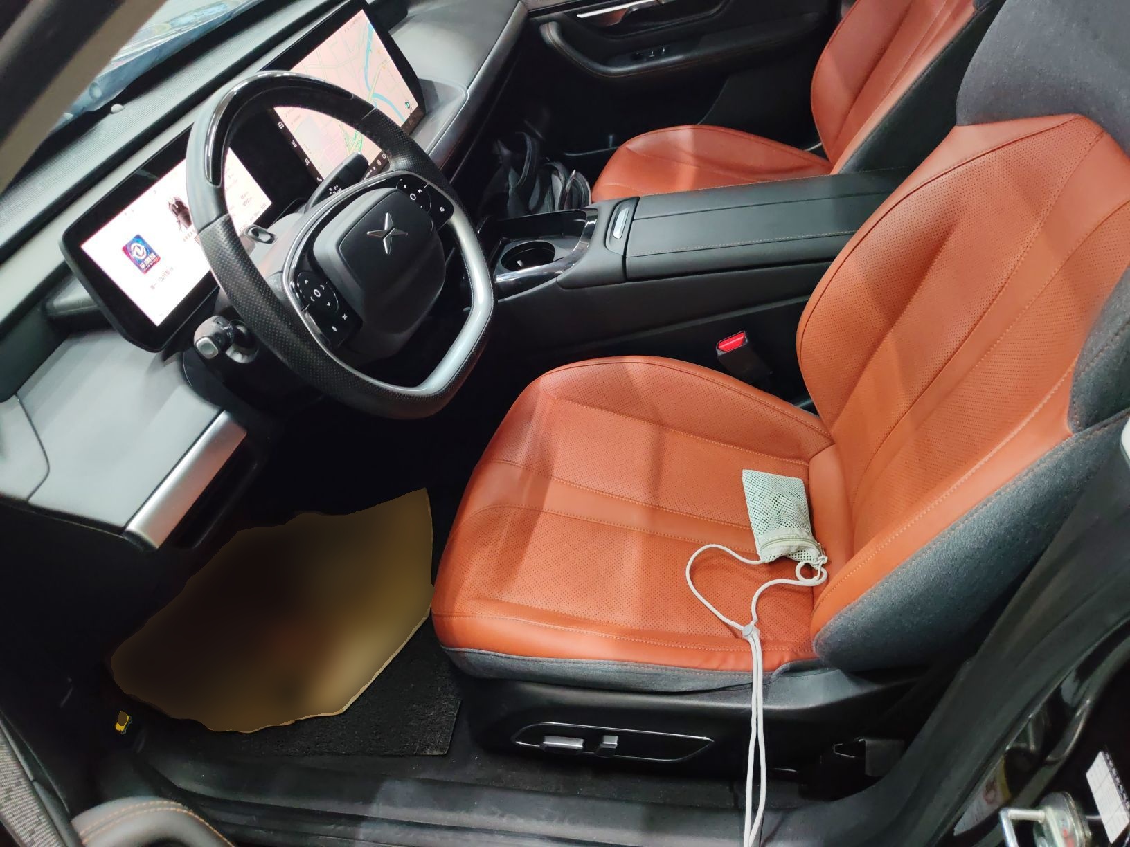 Переднее сиденье в автомобиле