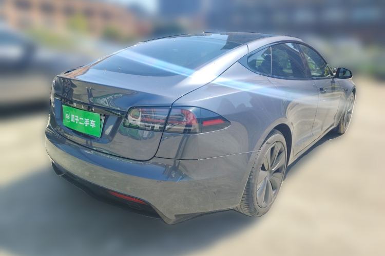 Used Tesla Model S 2023 Dual-Motor All-Wheel-Drive Version Rear Right 45 Deg
