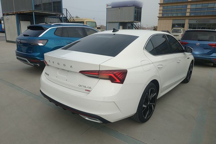 Used Skoda Octavia 2021 PRO TSI280 DSG Luxury Edition Rear Right 45 Deg