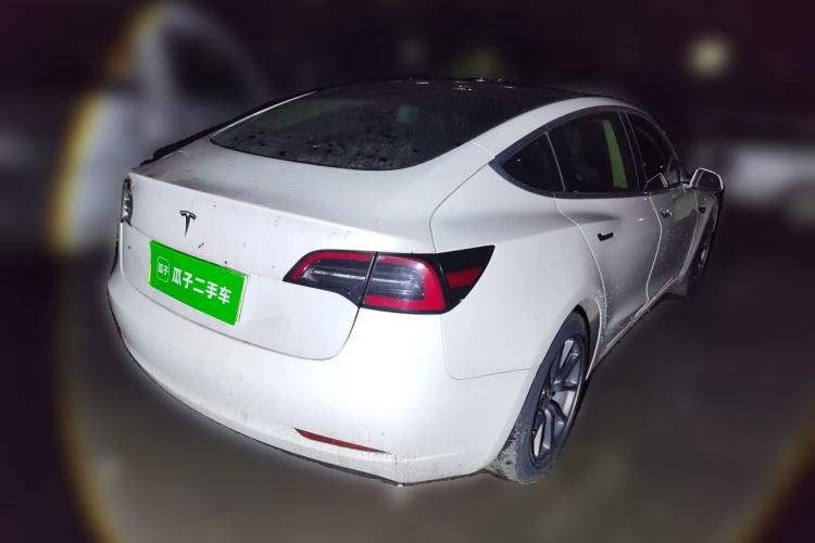 Used Tesla Model 3 2020 Refreshed Version Long-Range Rear-Wheel Drive Rear Right 45 Deg