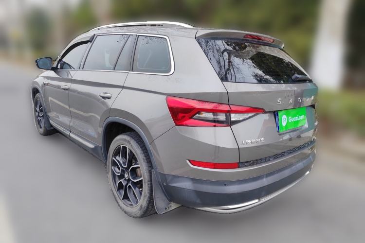 Used Skoda Kodiaq 2019 Facelifted TSI330 7-Seater Two-Wheel-Drive Luxury Enjoyment Edition China VI Standard Rear Left 45 Deg