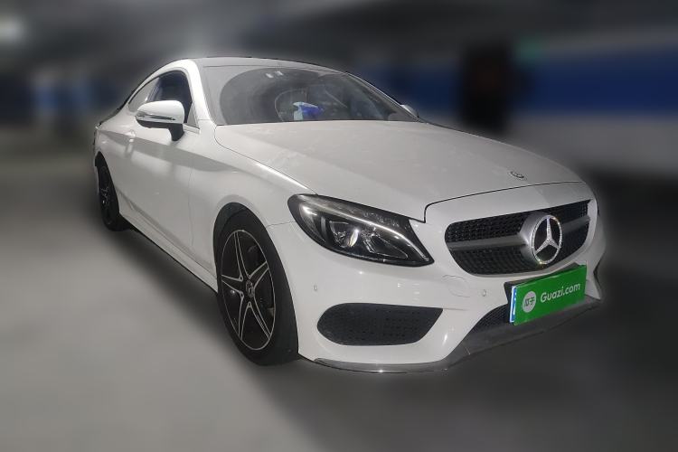 Used Mercedes-Benz C-Class 2018 C 200 Coupe Front Right 45 Deg