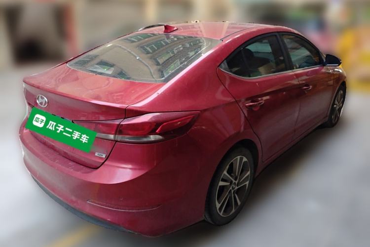 Used Hyundai Elantra (6th Generation / Lingdong) 2016 1.6L Automatic ZhiXuan – Elite Version Rear Right 45 Deg