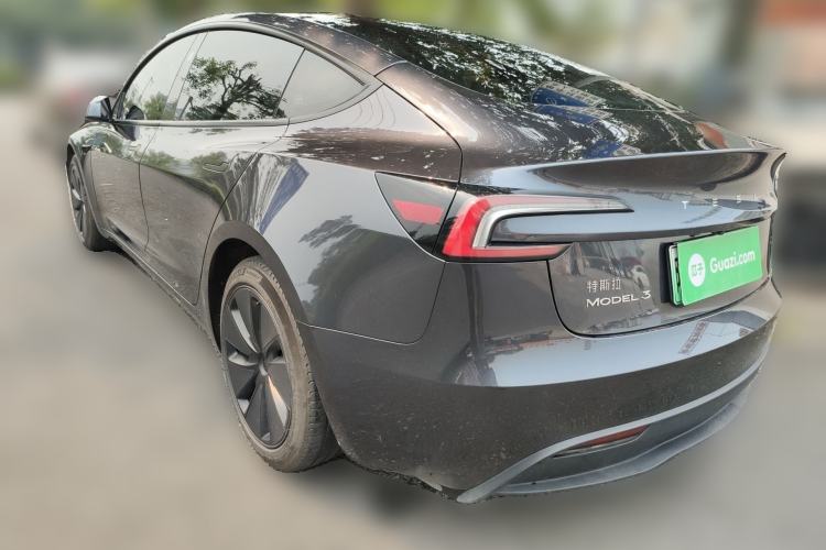 Used Tesla Model 3 2023 Rear-Wheel-Drive Version Rear Left 45 Deg