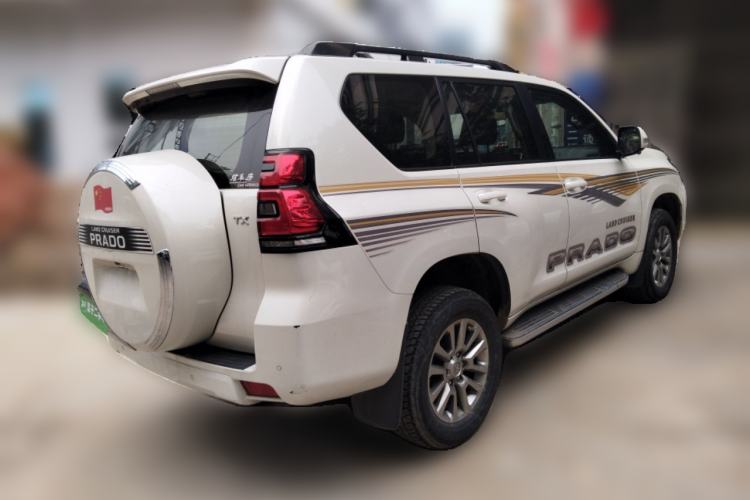 Used Toyota Prado 2018 3.5L Automatic TX-L with Rear-Mounted Spare Tire Rear Right 45 Deg