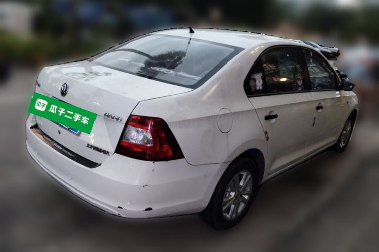 Used Skoda Rapid 2016 1.4L Manual Front-Wheel Drive Model Rear Right 45 Deg