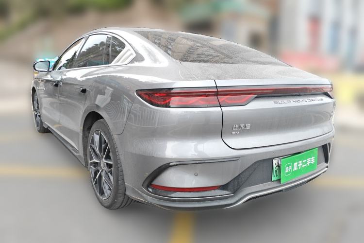 Used BYD Han 2022 EV Genesis Edition 610KM All-Wheel Drive Premium Model Rear Left 45 Deg
