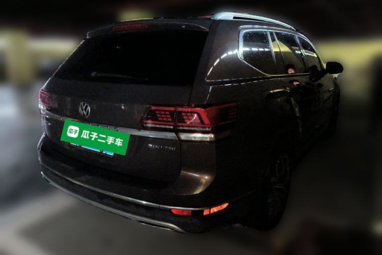 Used Volkswagen Teramont 2017 380TSI Four-Wheel Drive Luxury Edition Rear Right 45 Deg