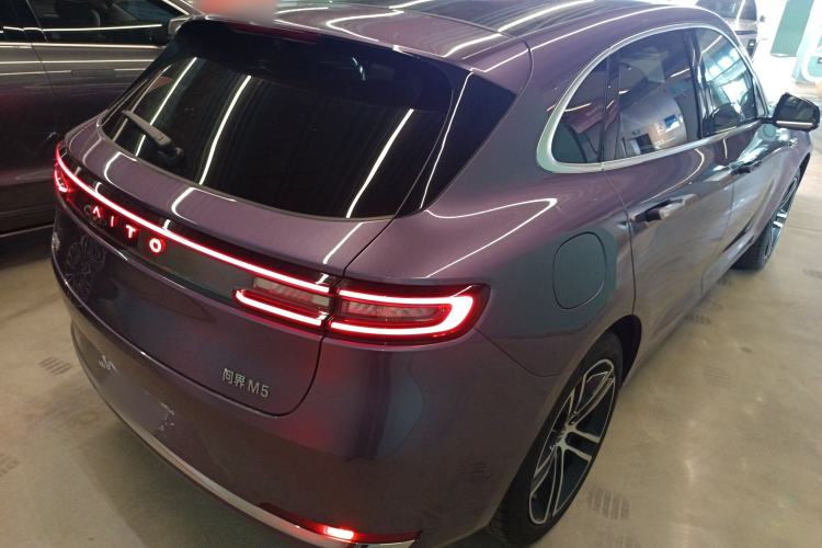 Used Hima AITO M5 2025 Extended-Range Ultra All-Wheel-Drive Version Rear Right 45 Deg