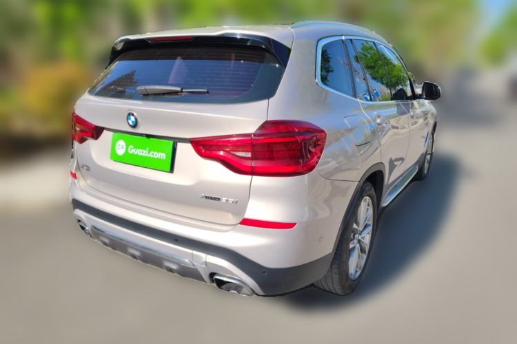 Used BMW X3 2019 xDrive25i Luxury Package Rear Right 45 Deg