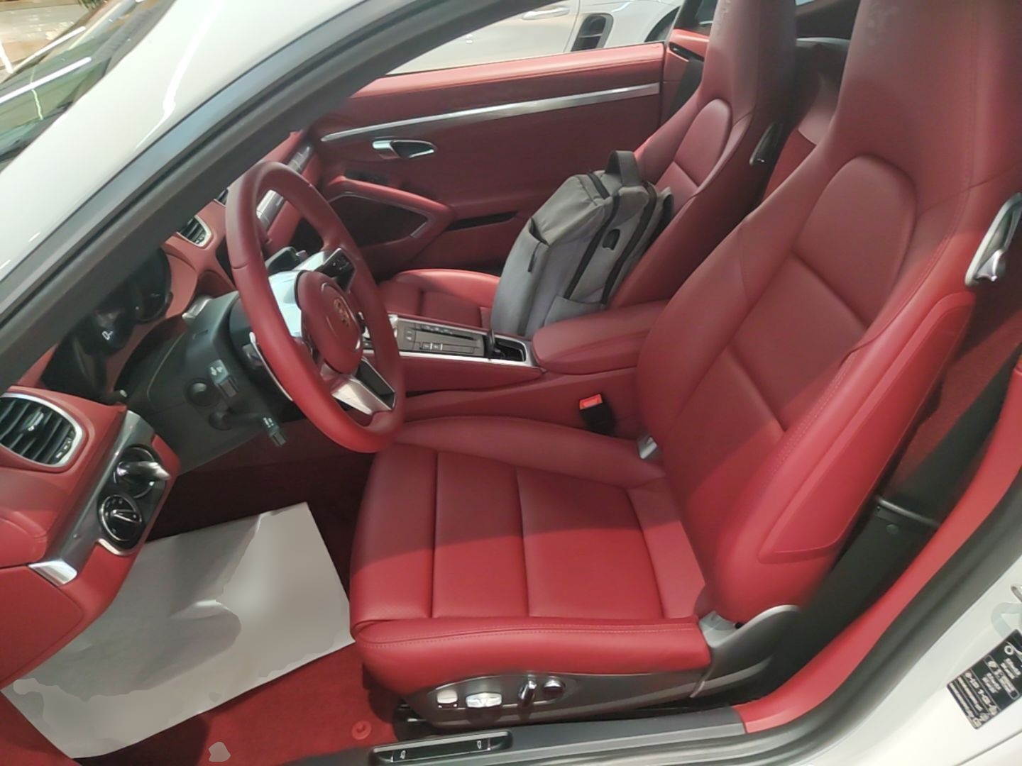 Vordere Reihe im Auto