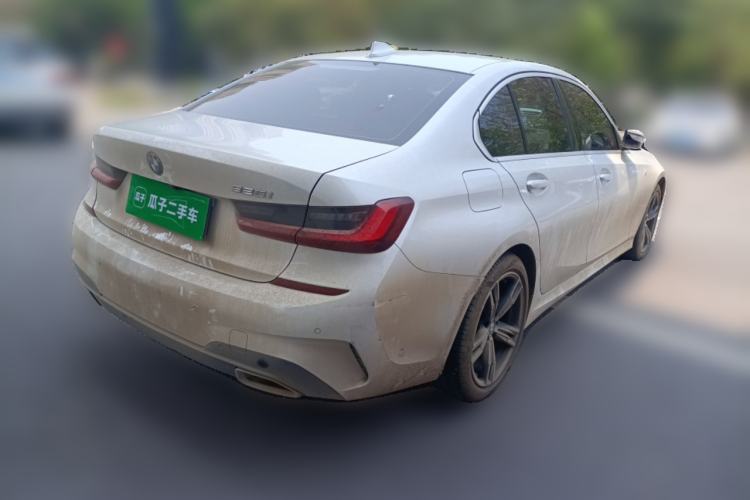 Used BMW 3 Series 2022 Updated 325i M Sport Package Rear Right 45 Deg