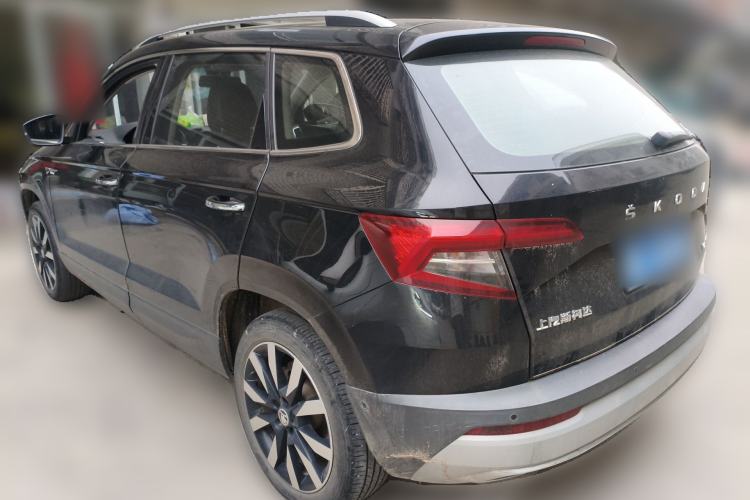 Used Skoda Karoq 2021 TSI280 Luxury Edition Rear Left 45 Deg