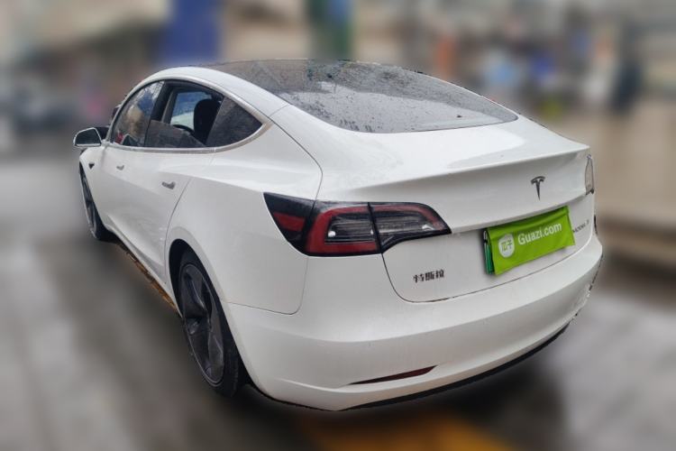 Used Tesla Model 3 2020 Standard Range Rear-Wheel Drive Upgraded Version Rear Left 45 Deg