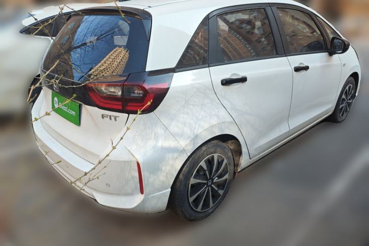 Used Honda Fit 2021 1.5L CVT Trendy Edition Rear Right 45 Deg