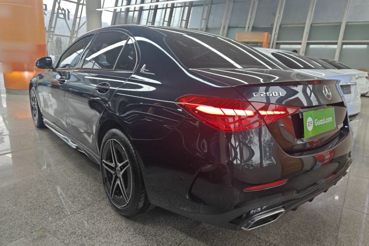 Used Mercedes-Benz C-Class 2023 Restyled C 260 L Night Edition Sports Version Rear Left 45 Deg