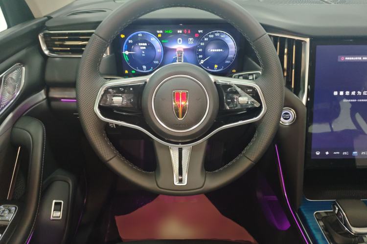 Used Hongqi HS7 PHEV 2025 Model 2.0T PHEV Two-Wheel Drive Qi Xiang Edition 7-Seater
