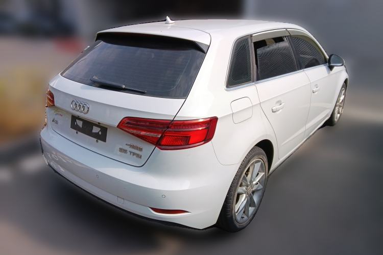 Used Audi A3 2018 30th Anniversary Edition Sportback 35 TFSI Ambition Model Rear Right 45 Deg