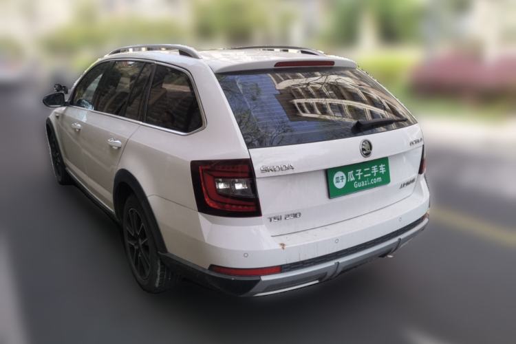 Used Skoda Octavia 2018 Station Wagon TSI230 DSG Luxury Edition Rear Left 45 Deg