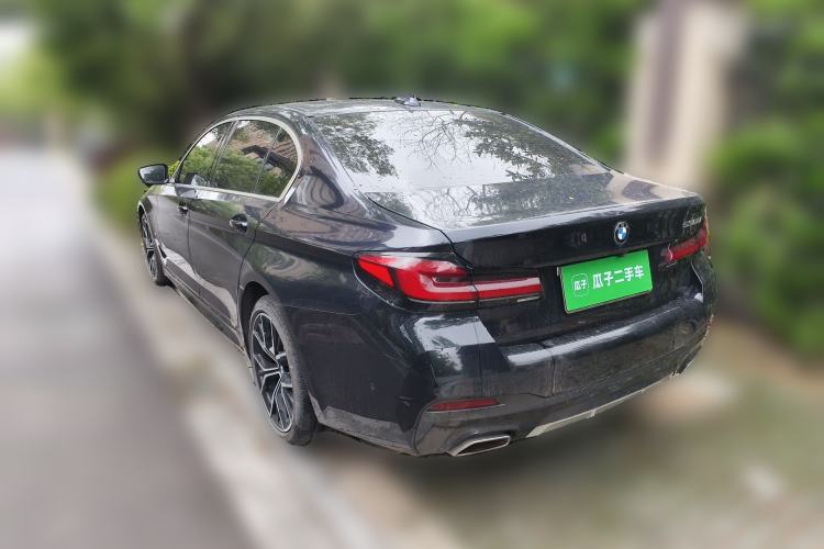 Used BMW 5 Series 2022 530Li Luxury Edition M Sport Package Rear Left 45 Deg