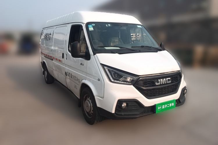 Used JMC Transit 2021 2.8T Space King Standard Version Long Wheelbase Mid-Height Roof Rear Single Tire 3-Seater Diesel China VI Emission Standard JX493
