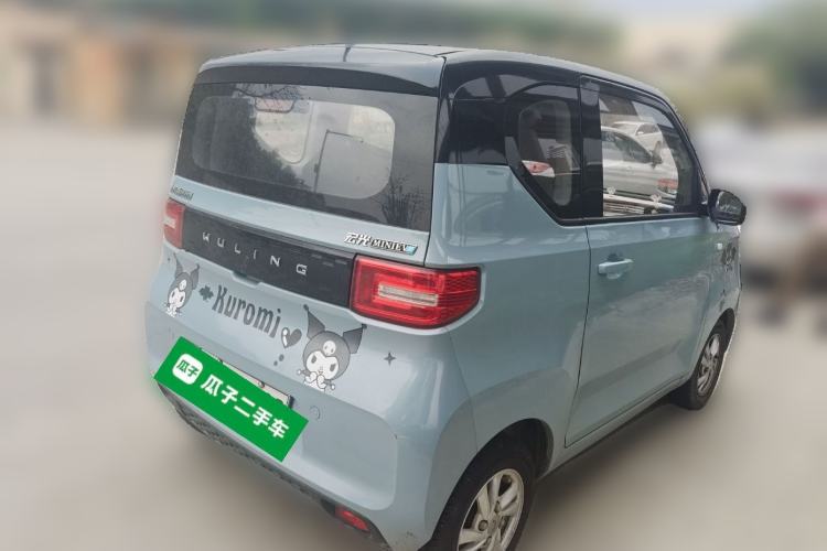 Used Wuling Hongguang MINIEV 2021 Macaron Fashion Model Lithium Iron Phosphate Rear Right 45 Deg