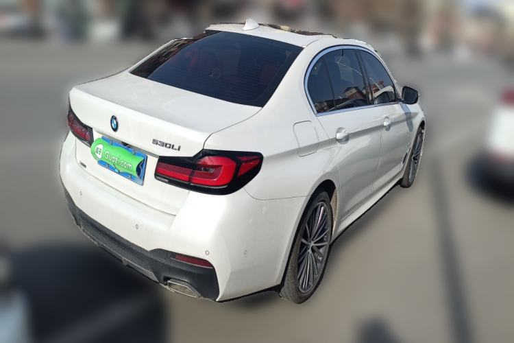 Used BMW 5 Series 2023 530Li xDrive M Sport Package Rear Right 45 Deg