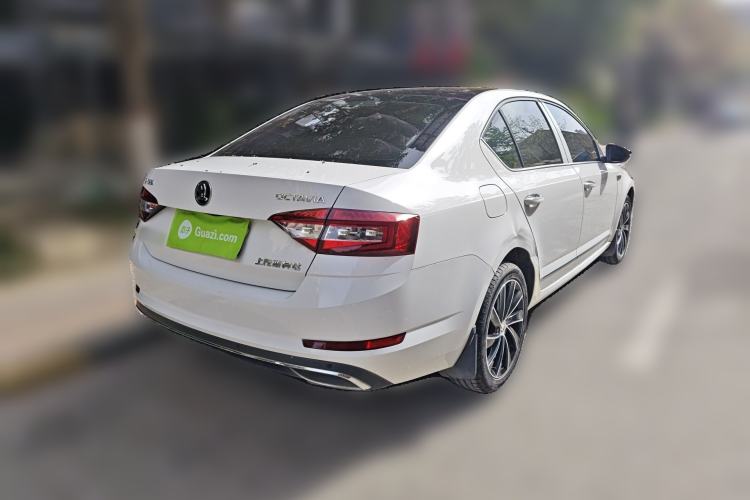 Used Skoda Octavia 2018 TSI280 DSG Luxury Edition Rear Right 45 Deg