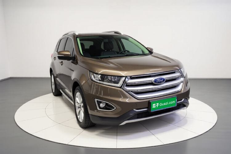 Used Ford Edge 2016 EcoBoost 245 Four-Wheel Drive Titanium Edition 7-Seater Front Right 45 Deg