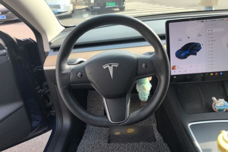 Used Tesla Model 3 2021 Standard Range Rear-Wheel Drive Upgraded Version 3D6 Steering Wheel
