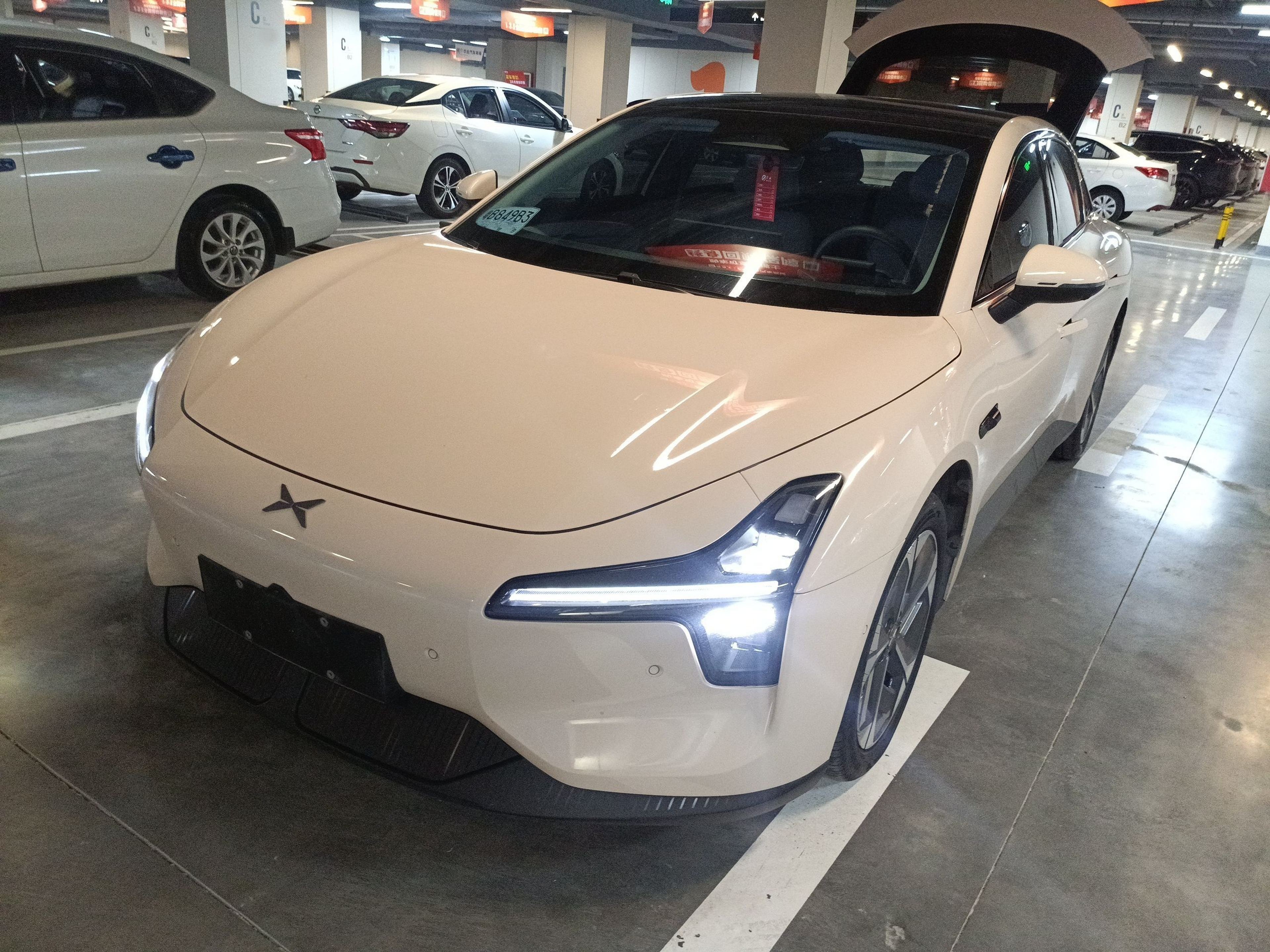 تحت مقدمة السيارة