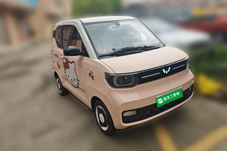 Used Wuling Hongguang MINIEV 2021 Macaron Premium Model – Lithium Iron Phosphate Front Right 45 Deg