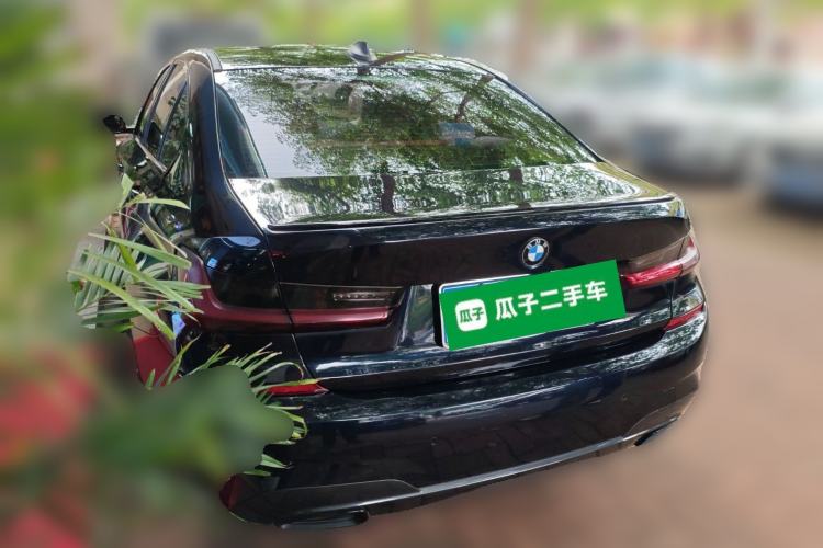 Used BMW 3 Series 2021 325Li M Sport Shadowline Package Rear Left 45 Deg