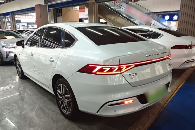 Used BYD Qin PLUS 2024 Honor Edition EV 510KM Leading Model Rear Left 45 Deg
